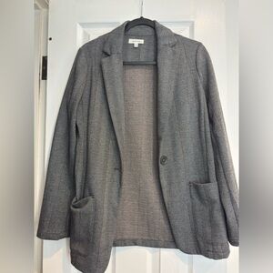 Max Studio Charcoal Blazer with Pockets